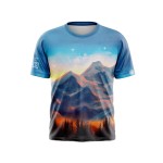 MEN T-SHIRT MOUNTAIN TOP