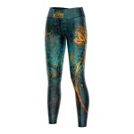 LEGGINSY DAMSKIE FLOROJ