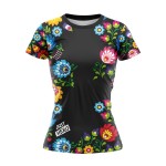 T-SHIRT DAMSKI OCH CZARNY FOLK