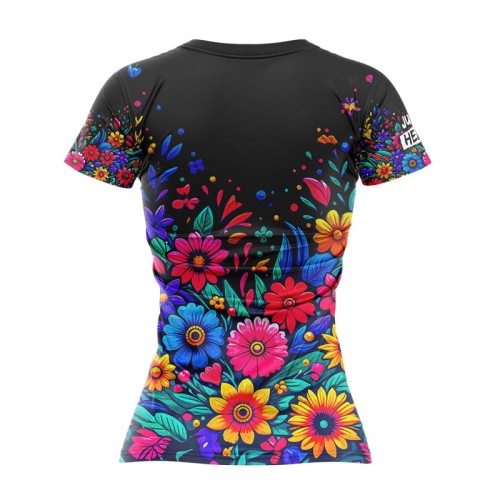 T-SHIRT---DAM---SPRING-BLOOM-BLACK---TYŁ.jpg