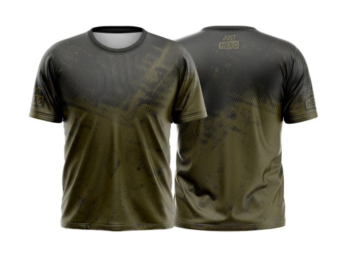 MEN T-SHIRT GRUNGE ARMY