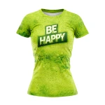Koszulka damska RS BE HAPPY GREEN