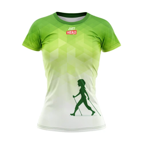 Koszulka damska NORDIC WALKING GREEN