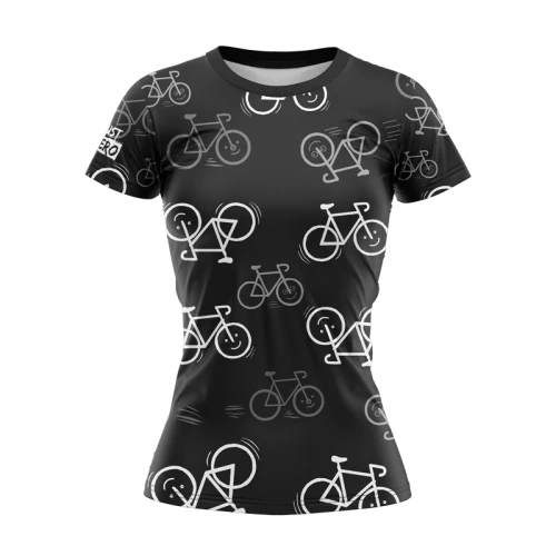 DA T-SHIRT DAMSKI CRAZY BIKE BLACK   ROZMIAR S 