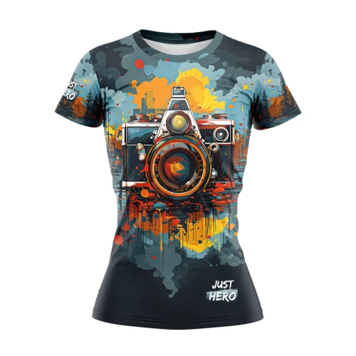 DA T-SHIRT DAMSKI FOTO CZERWONE ROZMIAR 2XL