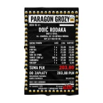 Ręcznik Paragon Grozy
