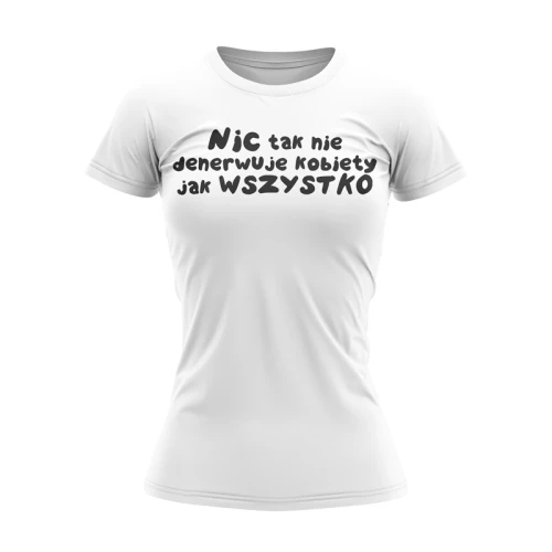 DA T-SHIRT DAMSKI WSZYSTKO ROZMIAR 5XL