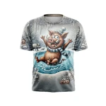 DA MEN T-SHIRT SZAŁ MORS DZIK  ROZMIAR   2XL     