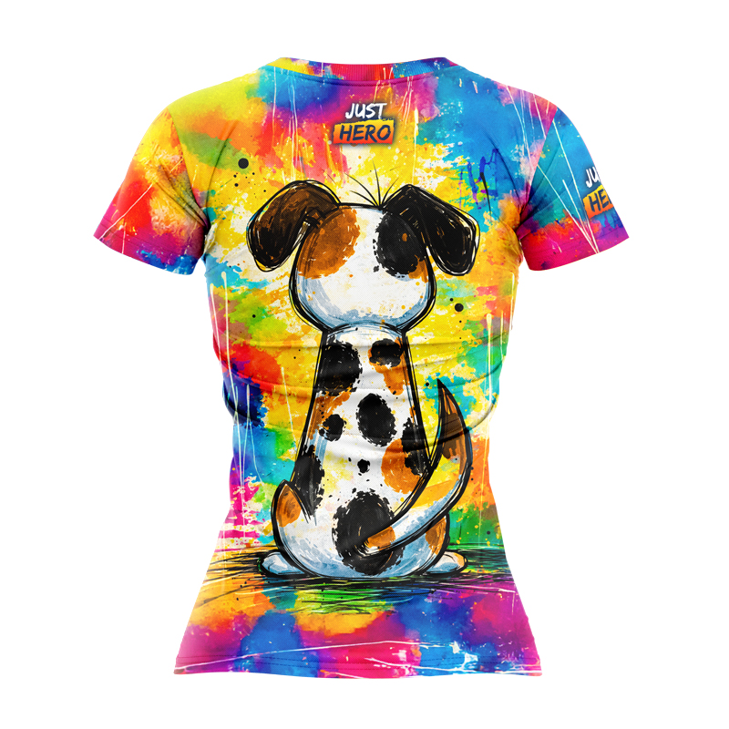 T-SHIRT-DAM---KOLOROWY-PIESEK---TYŁ.jpg