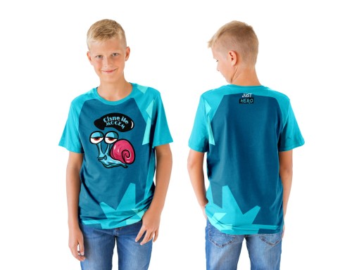 KIDS T-SHIRT CISNĘ  BLUE