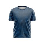 MEN T-SHIRT GRUNGE BLUE