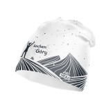 BEANIE CZAPKA KOCHAM GÓRY WHITE