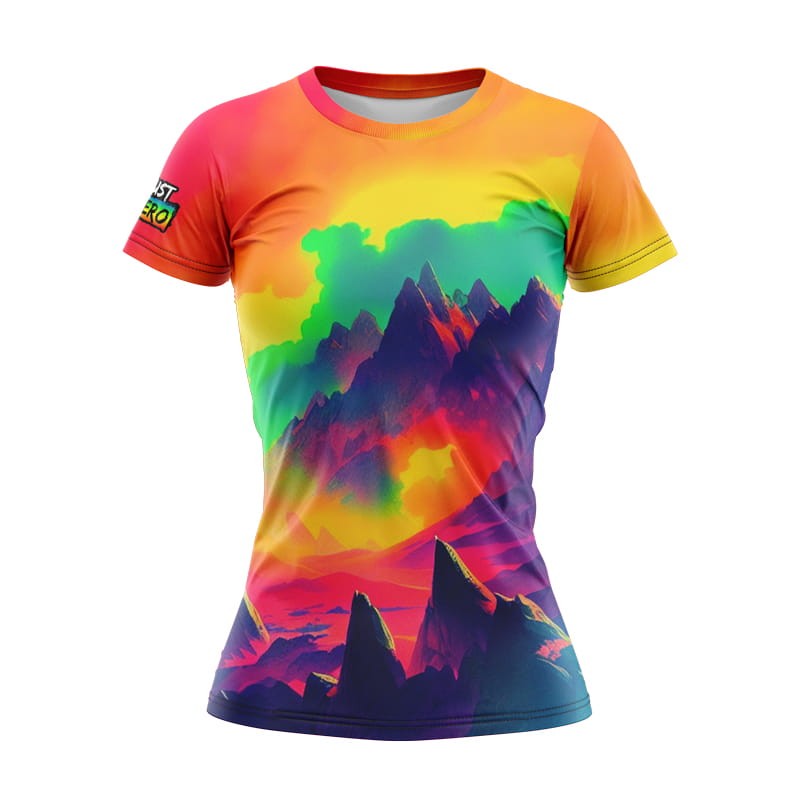 T-SHIRT---DAM---RAINBOW-MOUNTAINS---PRZÓD.jpg